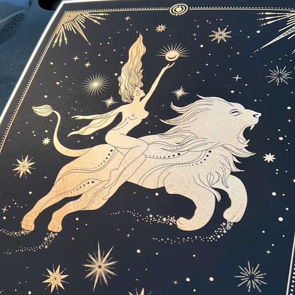 Leo Wall Art Celestial Zodiac Horoscope Illustration Print Poster Unframed - Picture 10 of 17